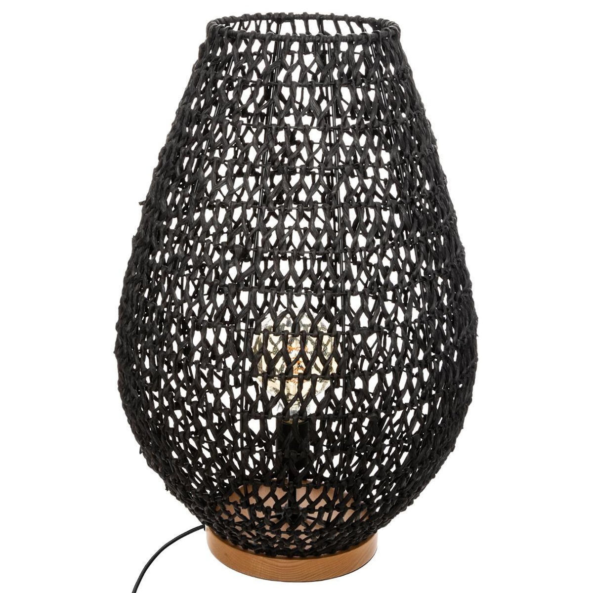 ATMOSPHERA Lampe à Poser Design  Etel  55cm Noir