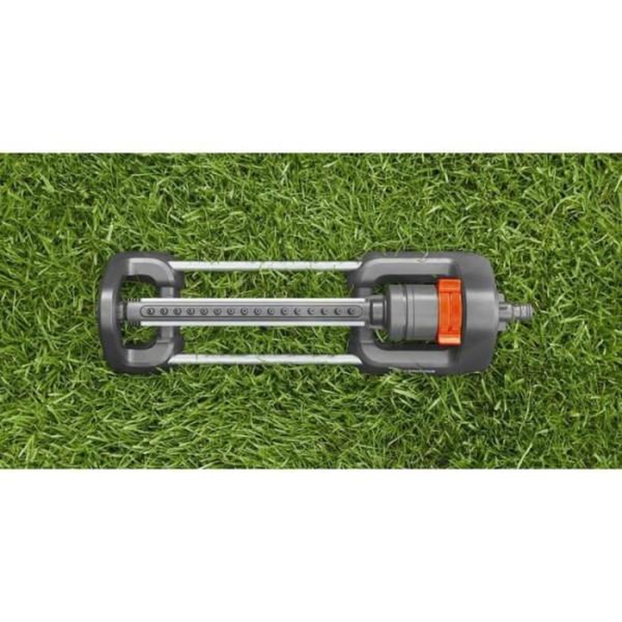 Voir la diapositive 3 : Gardena Arroseur  oscillant GARDENA Aqua L - Surface 280m² - Portée 18m max - Résistant UV et gel - Garantie 5 ans