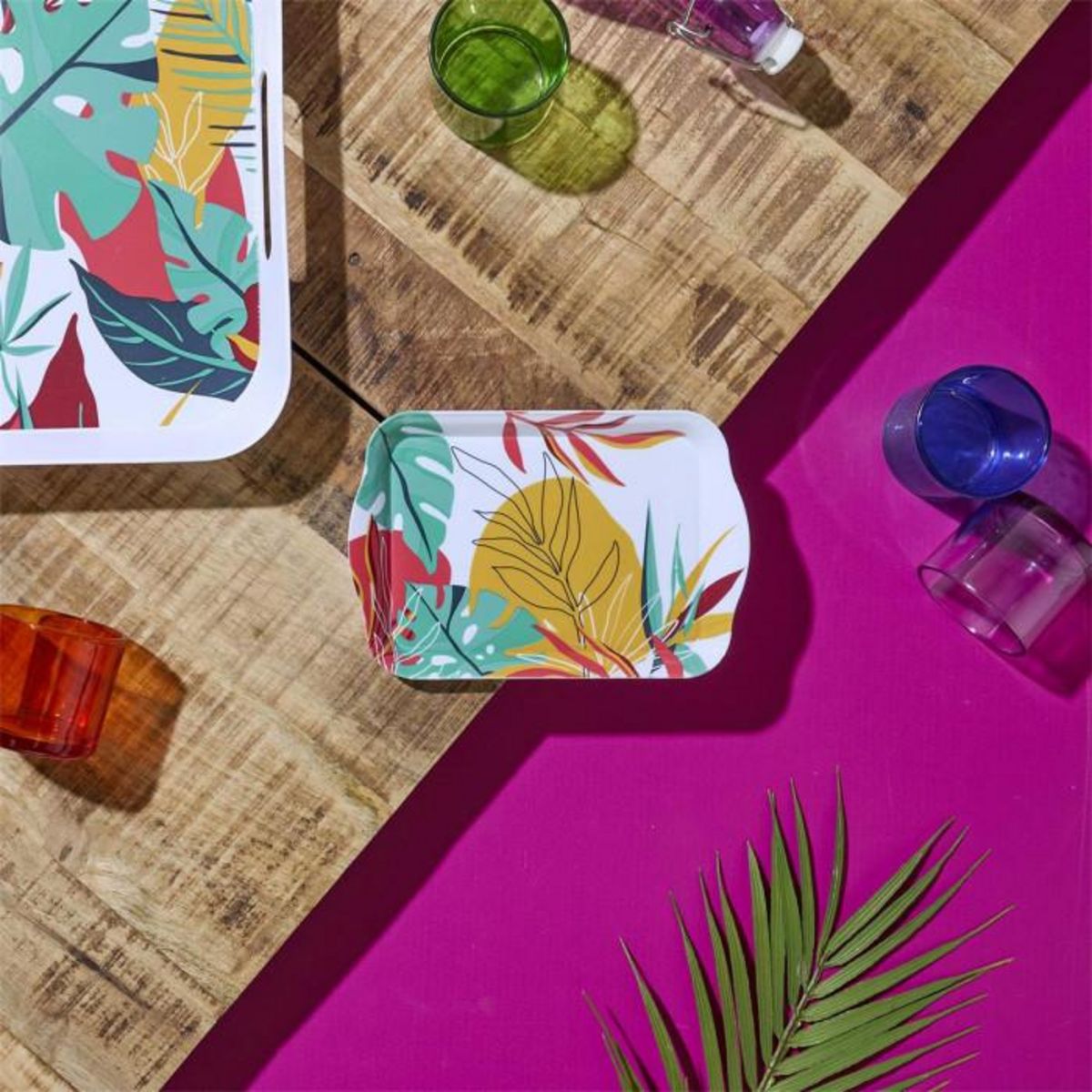 Paris Prix Plateau de Service  Paradis Exotique  21cm Multicolore