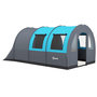 Voir la diapositive 1 : OUTSUNNY Tente de camping familiale 5-6 pers. étanchéité 3000 mm - 2 portes, sac - bleu gris