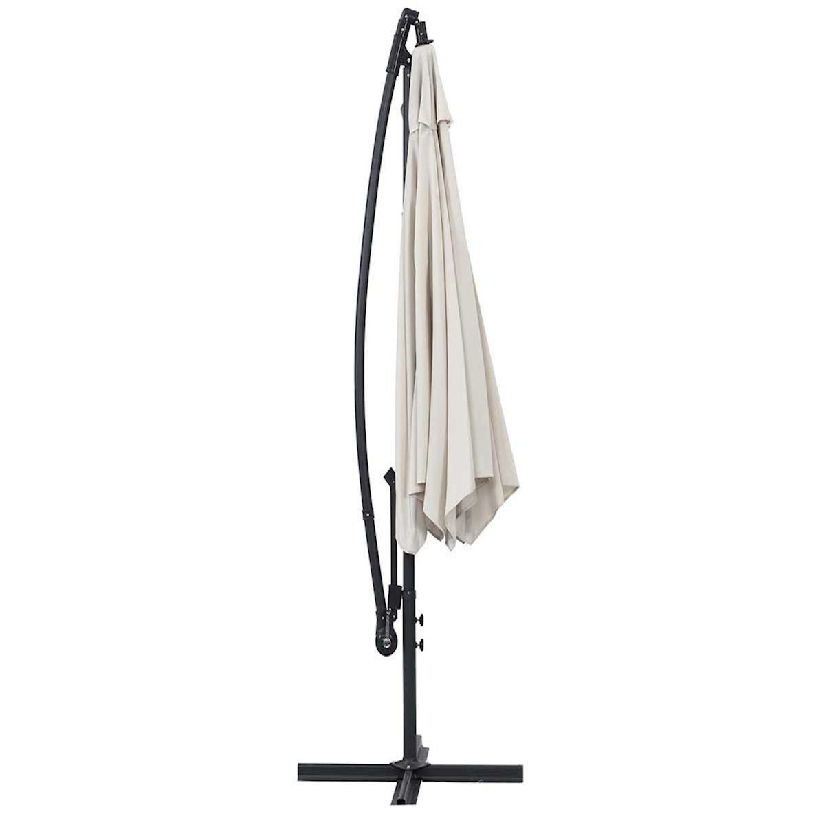 Habitat et Jardin Parasol déporté  Ilios  - Ecru