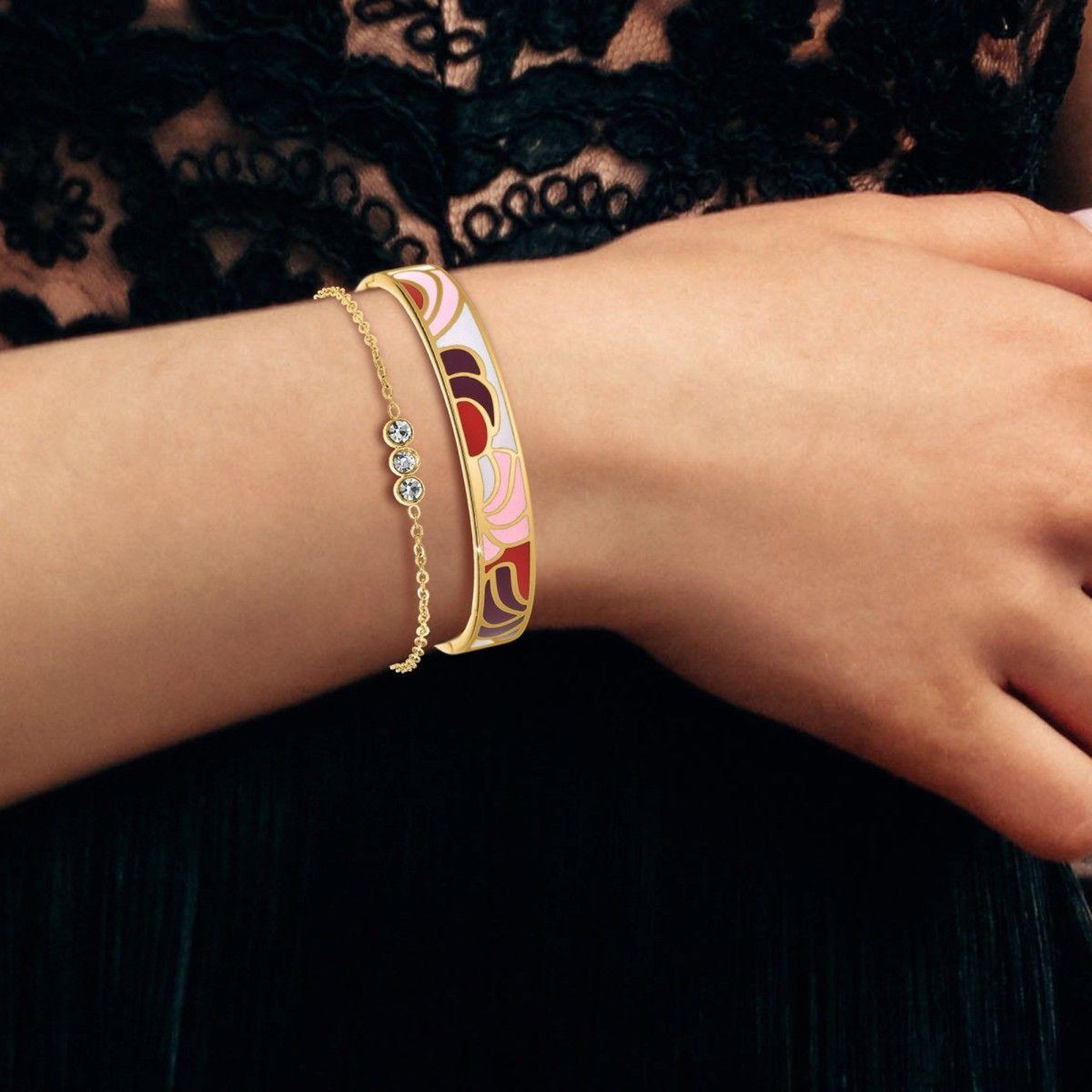 Voir la diapositive 2 : SC BOHEME Set de 2 bracelets SC Bohème®