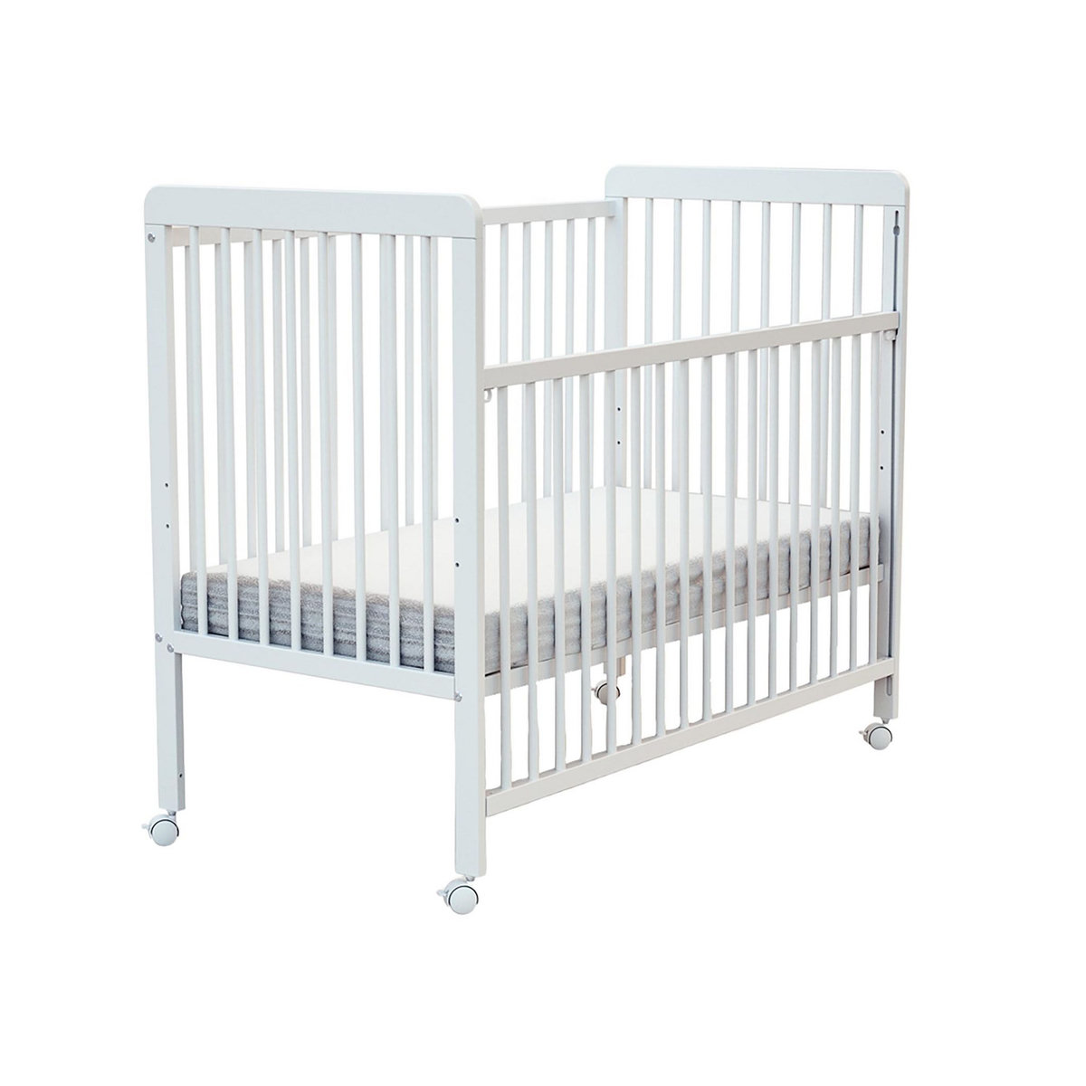 AT4 Lit bébé coulissant en bois ESSENTIEL 60 x 120 cm