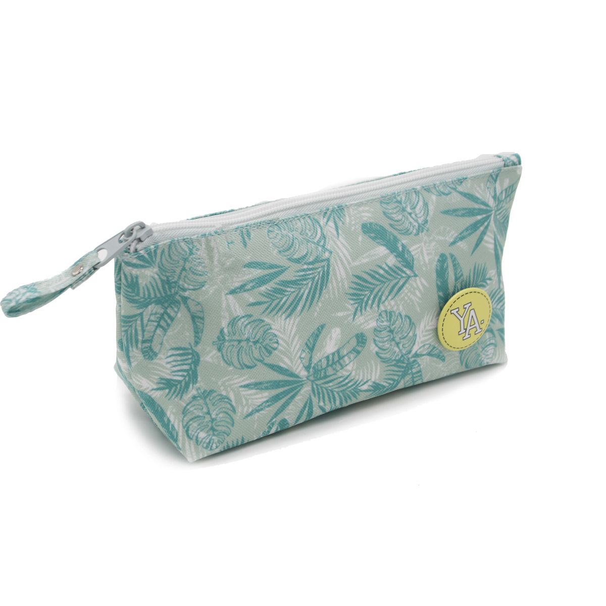 YOUNG'S ATTITUDE Trousse triangle verte motif feuilles