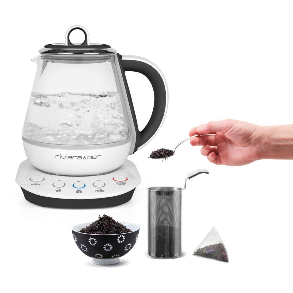 Riviera & Bar Théière BTH249 taupe foncé