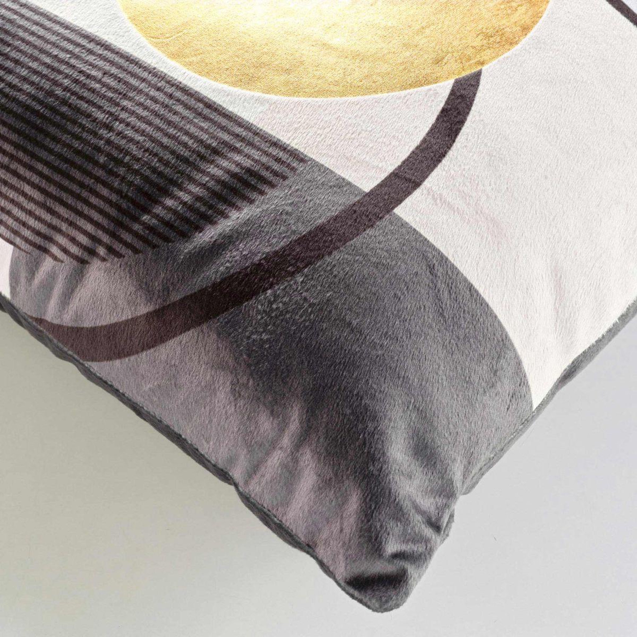 Voir la diapositive 3 : Douceur d'Intérieur Coussin déco en velours  clarity  45x45cm multicolore
