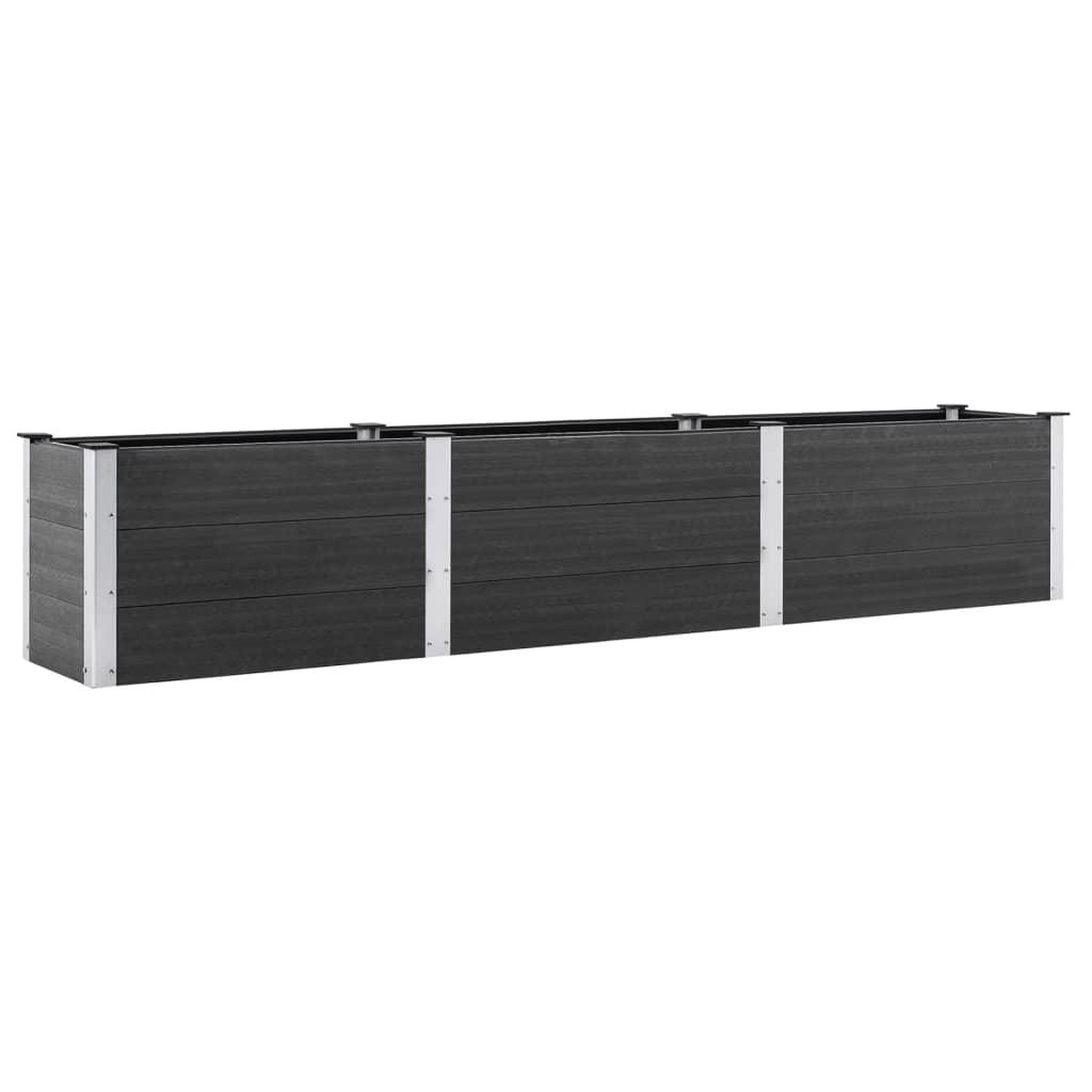 Voir la diapositive 2 : VIDAXL Plate-forme surelevee de jardin 300x50x54 cm WPC Gris