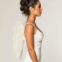 Voir la diapositive 2 : Boland Ailes d'ange pliées blanches - Femme