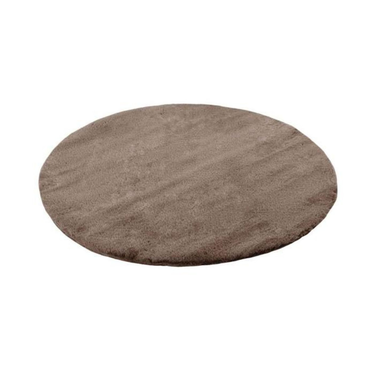 Paris Prix Tapis de Bain Fait à la Main  Rabbit  100cm Beige Foncé