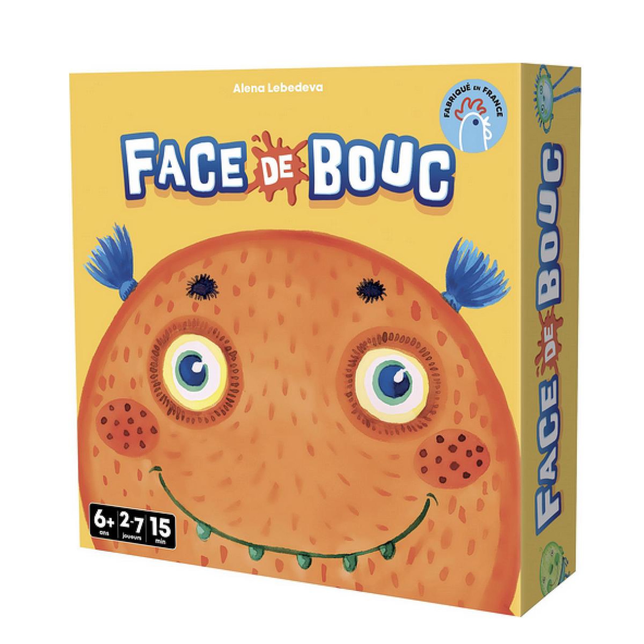 Voir la diapositive 1 : Cocktail Games face de bouc - Jeu de memoire et de creativite