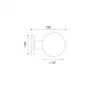 ESPACE-BRICOLAGE Boule fixe - finition inox brillant - 67 mm