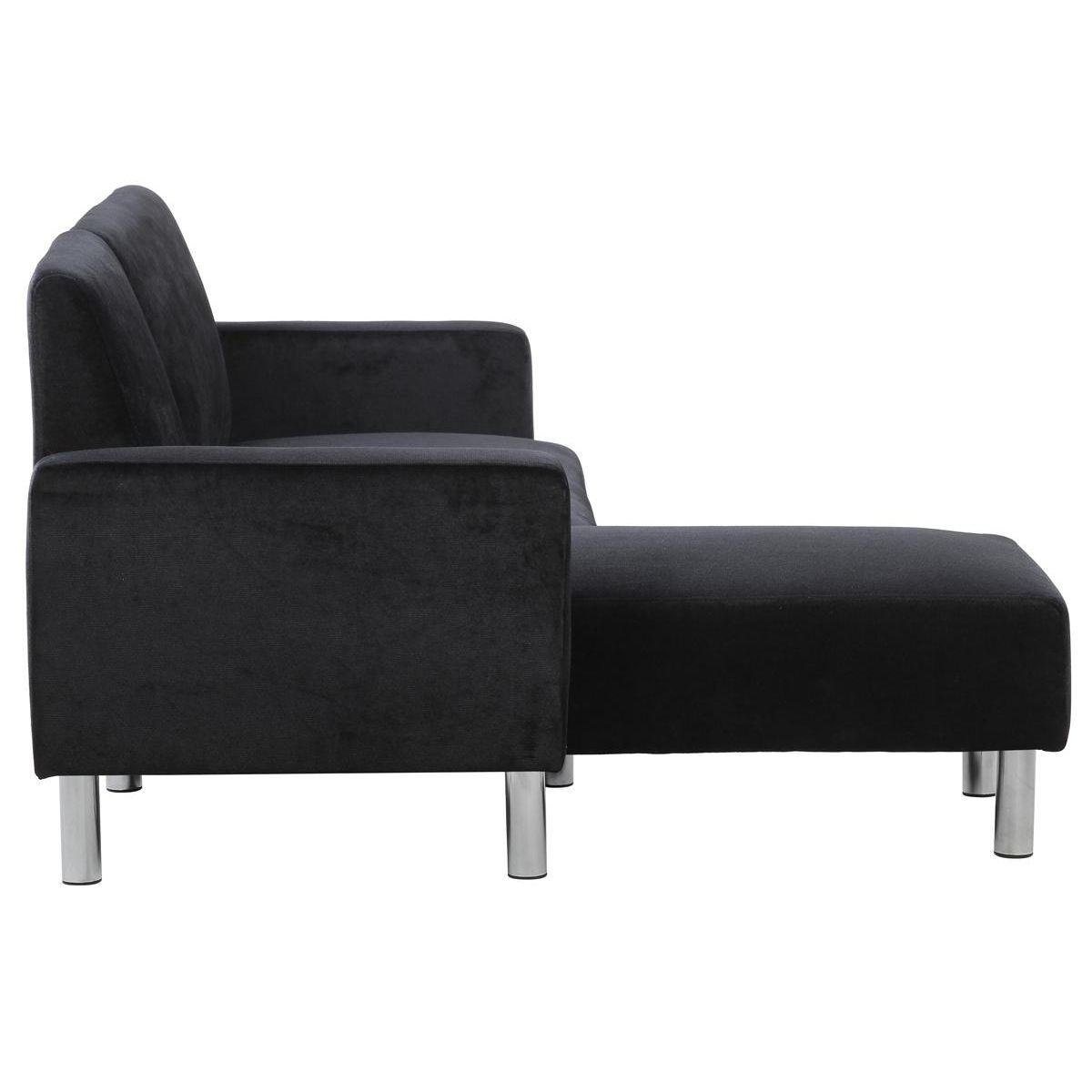 Habitat et Jardin Canapé d'angle tissu réversible  Rio  - 4 places - Gris anthracite