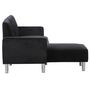 Voir la diapositive 3 : Habitat et Jardin Canapé d'angle tissu réversible  Rio  - 4 places - Gris anthracite