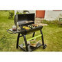 Voir la diapositive 4 : Cook'In Garden Barbecue à charbon 68x41,5cm avec chariot - ch527t