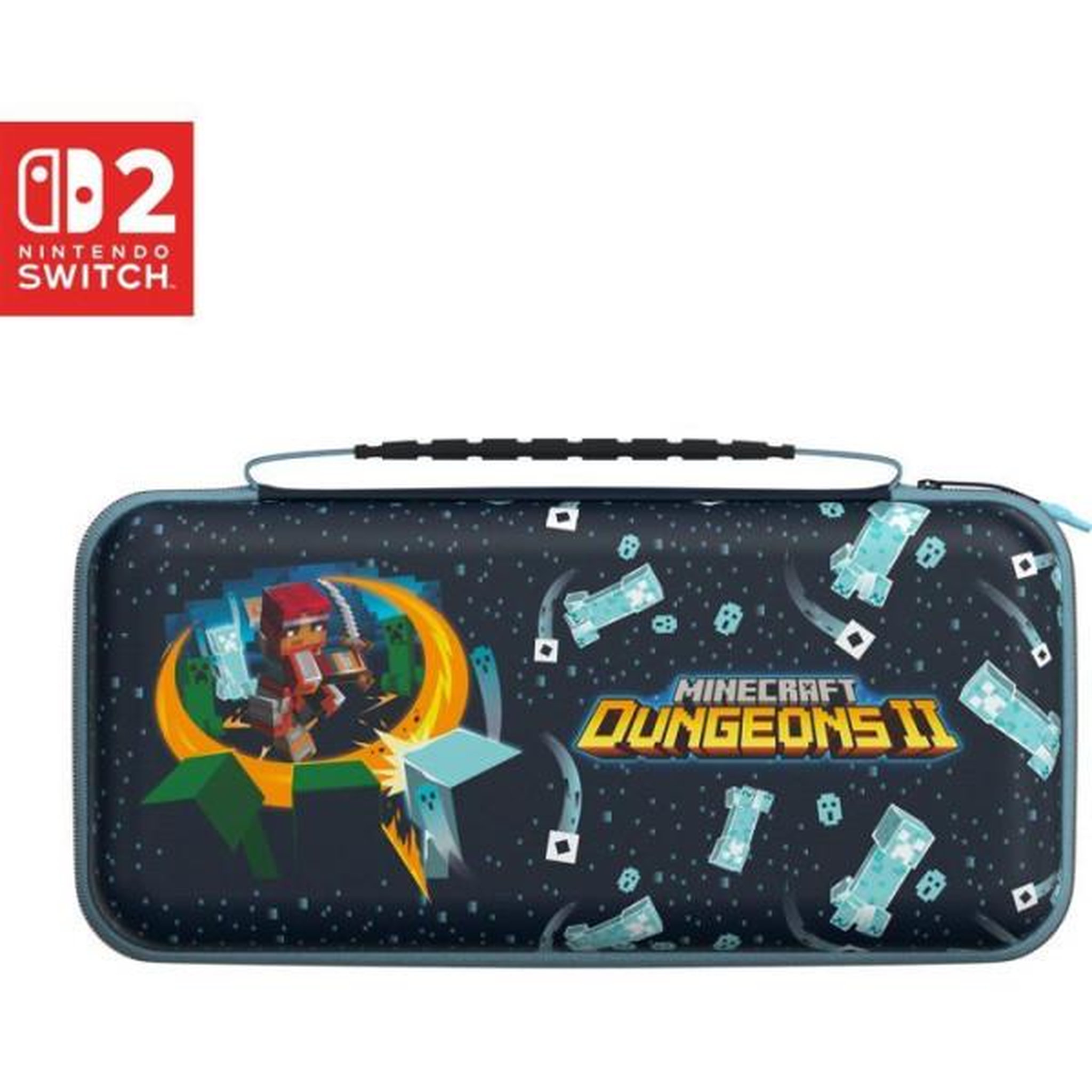 Turtle Beach Étui de voyage - TURTLE BEACH - PlayTrek Minecraft Dungeons II - Coque EVA renforcée - Rangement accessoires