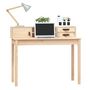 Voir la diapositive 4 : VIDAXL Bureau 110x50x93 cm Bois massif de pin