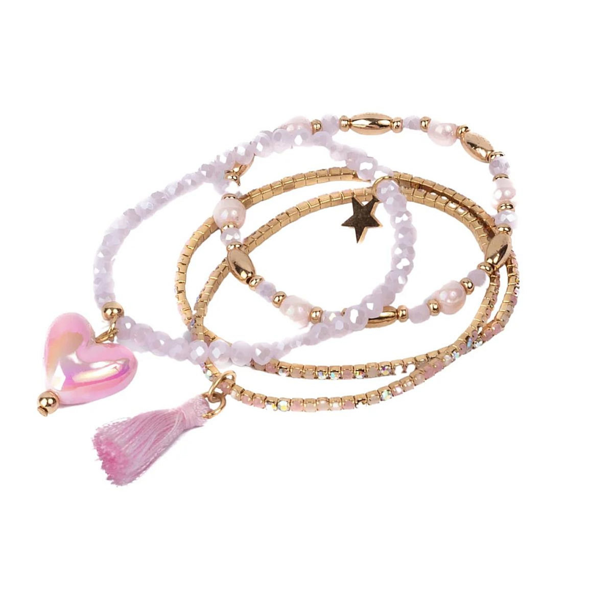 GREAT PRETENDERS Bracelet Boutique  Luminescent Love , 4 Pcs