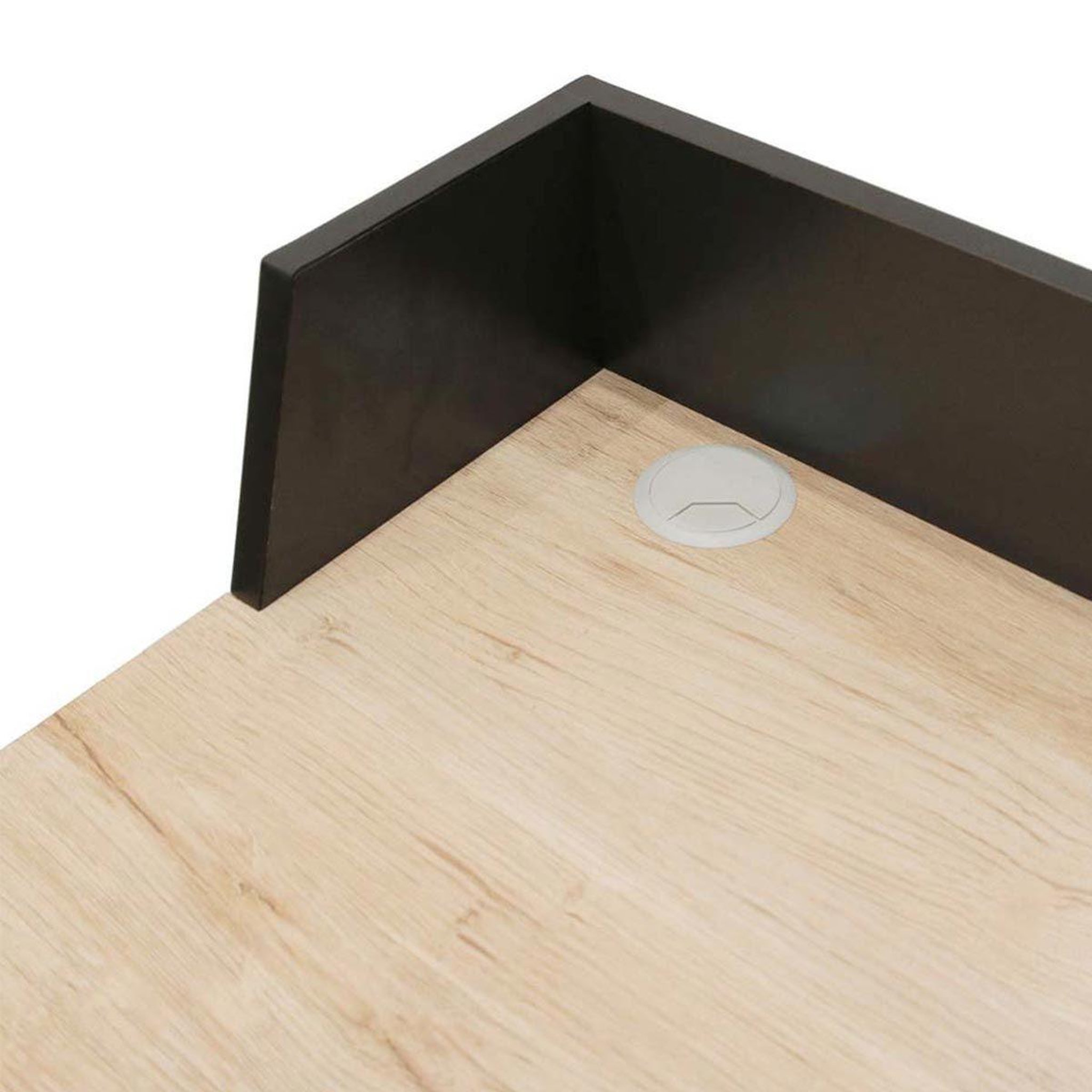 Voir la diapositive 6 : The Home Deco Factory Bureau design  brice  90cm noir