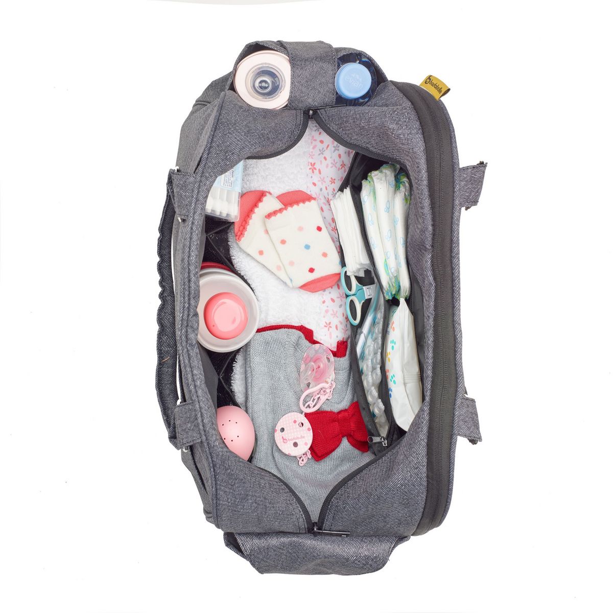 BADABULLE Sac à langer Weekend noir 
