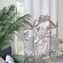 Voir la diapositive 3 : TOILINUX Rideau Milano motifs jungle - 140 x 240 cm - Multicolore