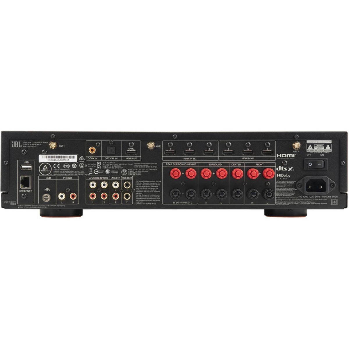 JBL Ampli Home Cinema MA710 Noir