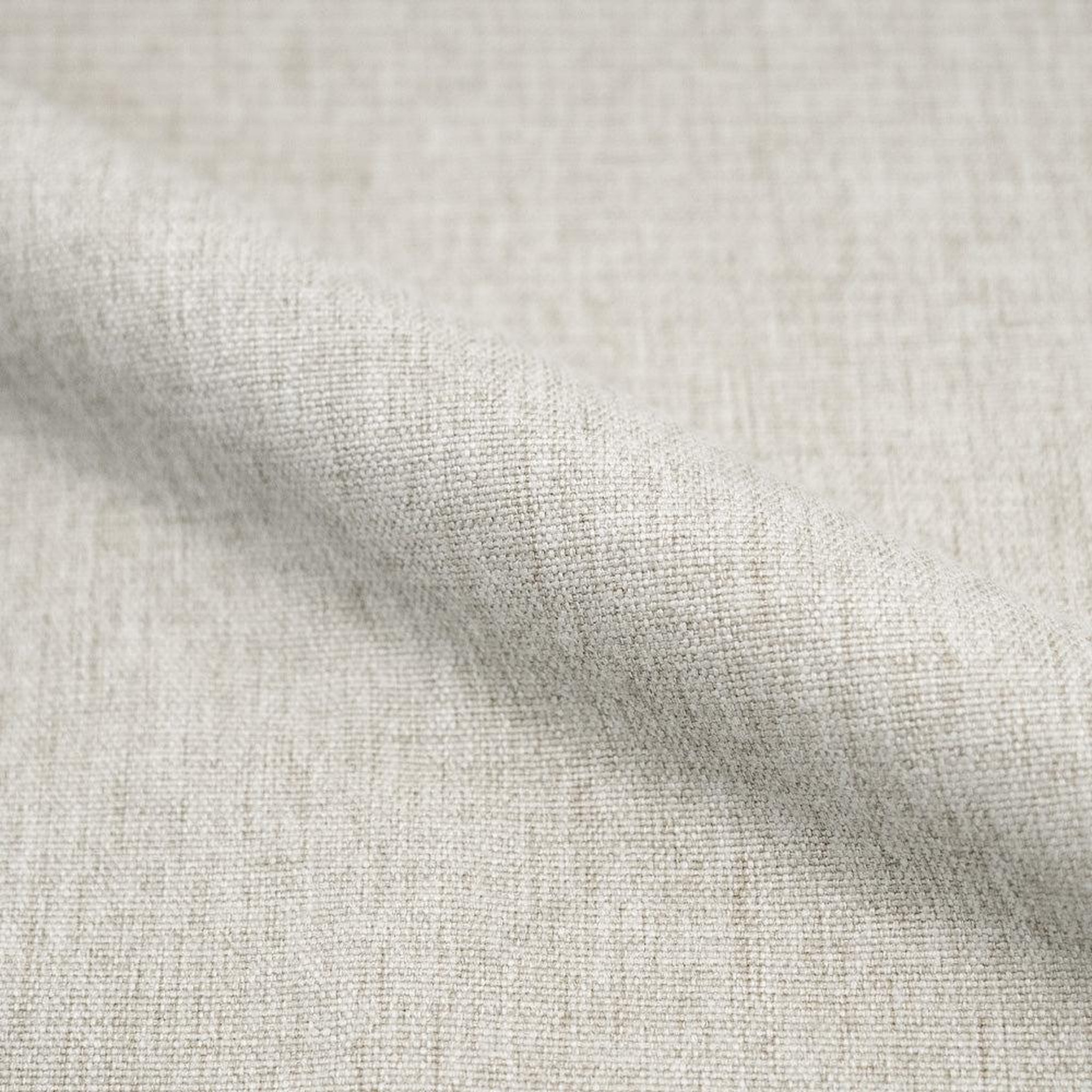 Voir la diapositive 3 : MAISON PAVANE Lot de 2 chaises en tissu beige et pieds en métal-cozy