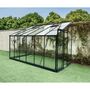 Voir la diapositive 4 : GREEN PROTECT Serre de jardin adossée verre trempé 7,22m² 