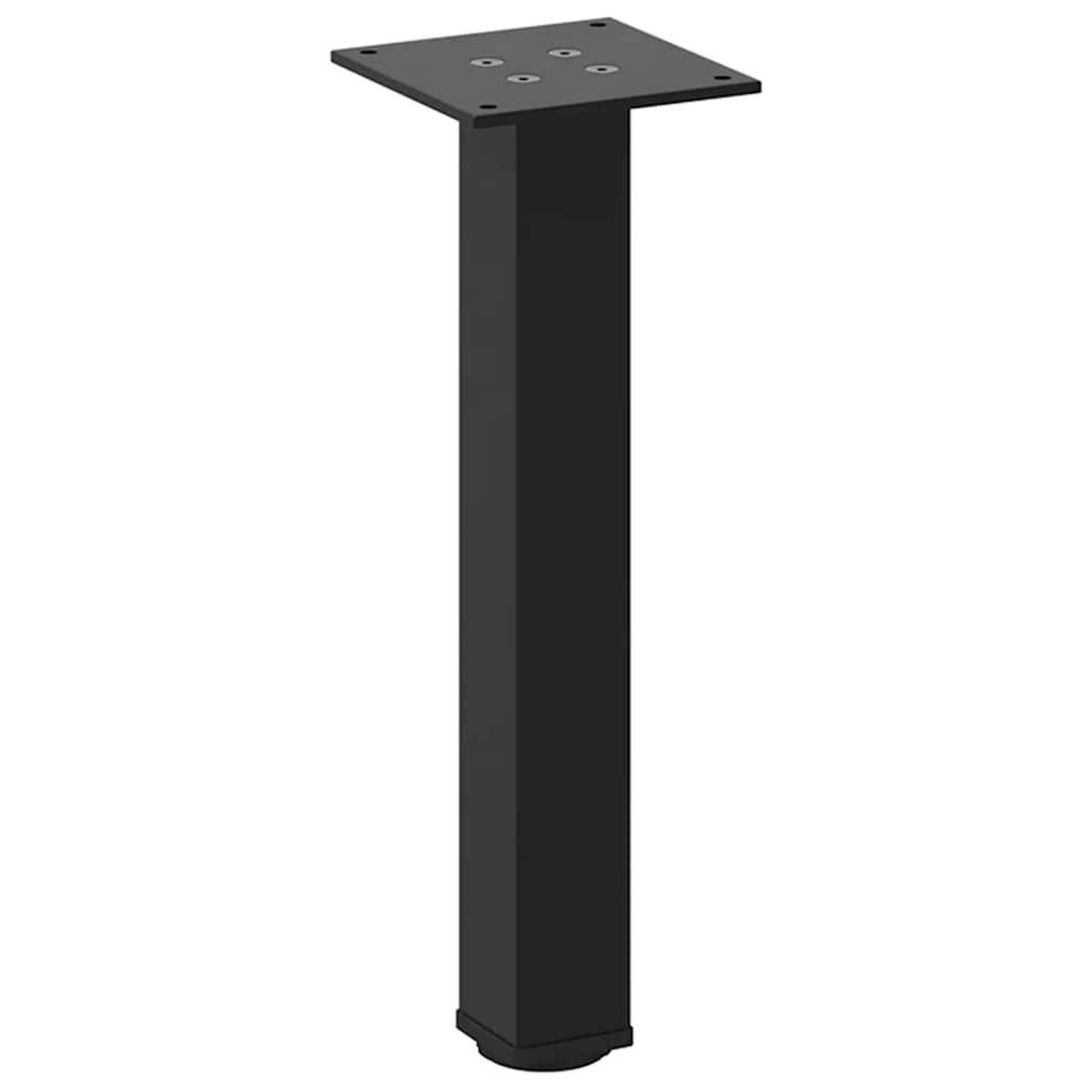 Voir la diapositive 4 : VIDAXL Pieds de table basse 4 pcs noir 30-32 cm acier