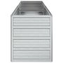Voir la diapositive 5 : VIDAXL Lit sureleve de jardin 160x40x45 cm Acier galvanise Argente