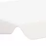 VIDAXL Toit de rechange de balançoire blanc 150/130x105/70 cm