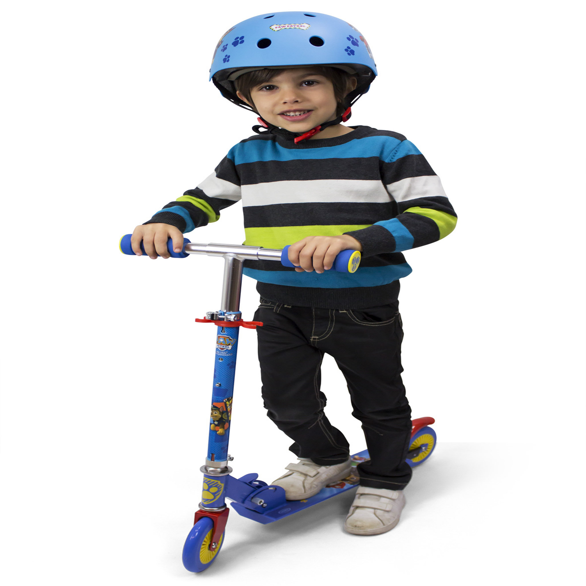 Voir la diapositive 3 : Patinette 2 roues pliable - Pat Patrouille 