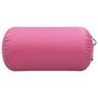 Voir la diapositive 3 : VIDAXL Rouleau gonflable de gymnastique avec pompe 120x75 cm PVC Rose