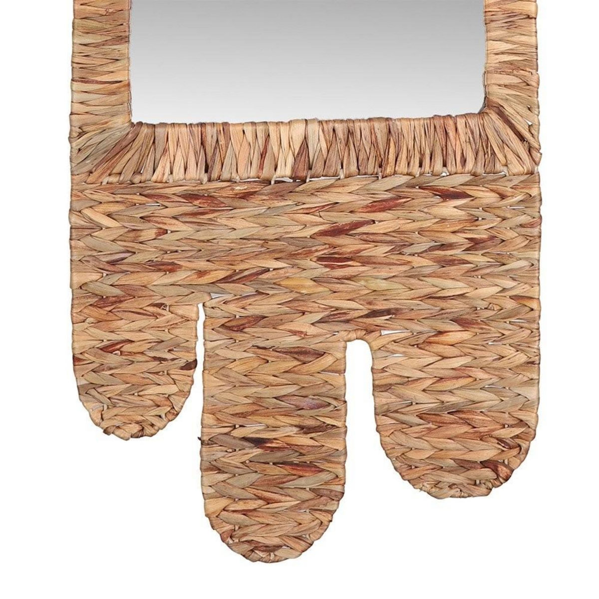 FORNORD Miroir boho jacinthe d'eau grand modèle