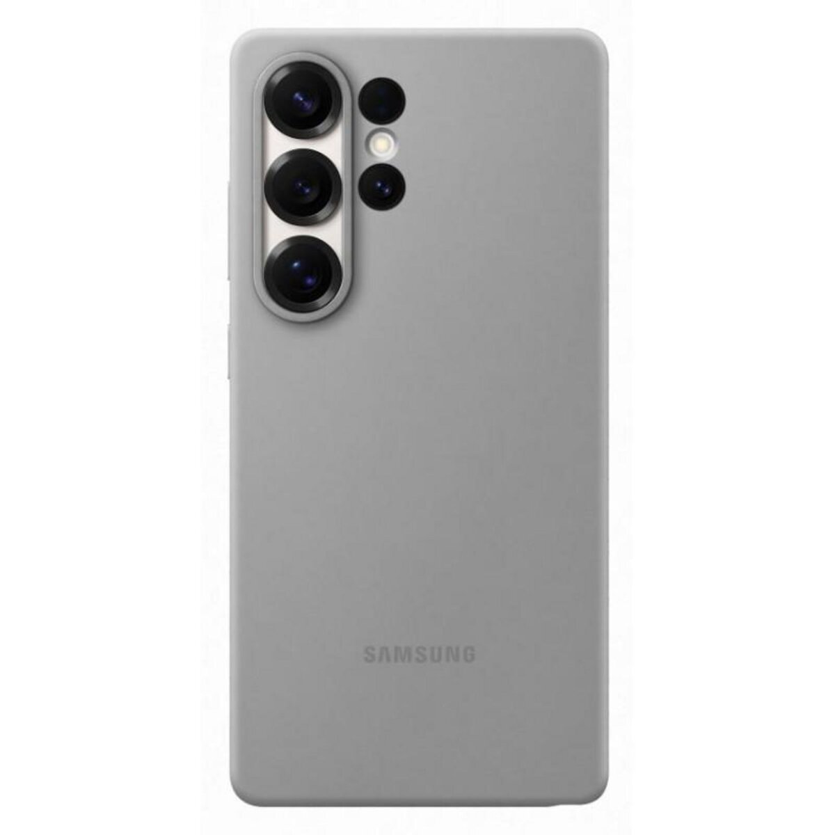 Samsung Coque en silicone pour Samsung Galaxy S25 Ultra Gris hero