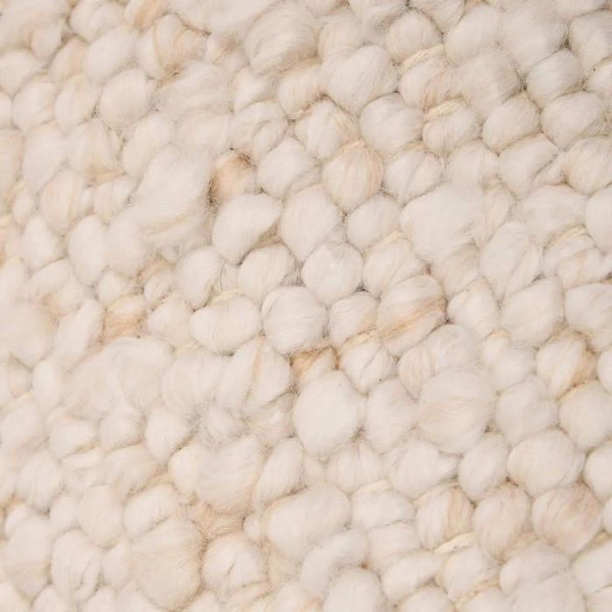 ATMOSPHERA Coussin Déco Effet Laine  Volna  30x50cm Ivoire