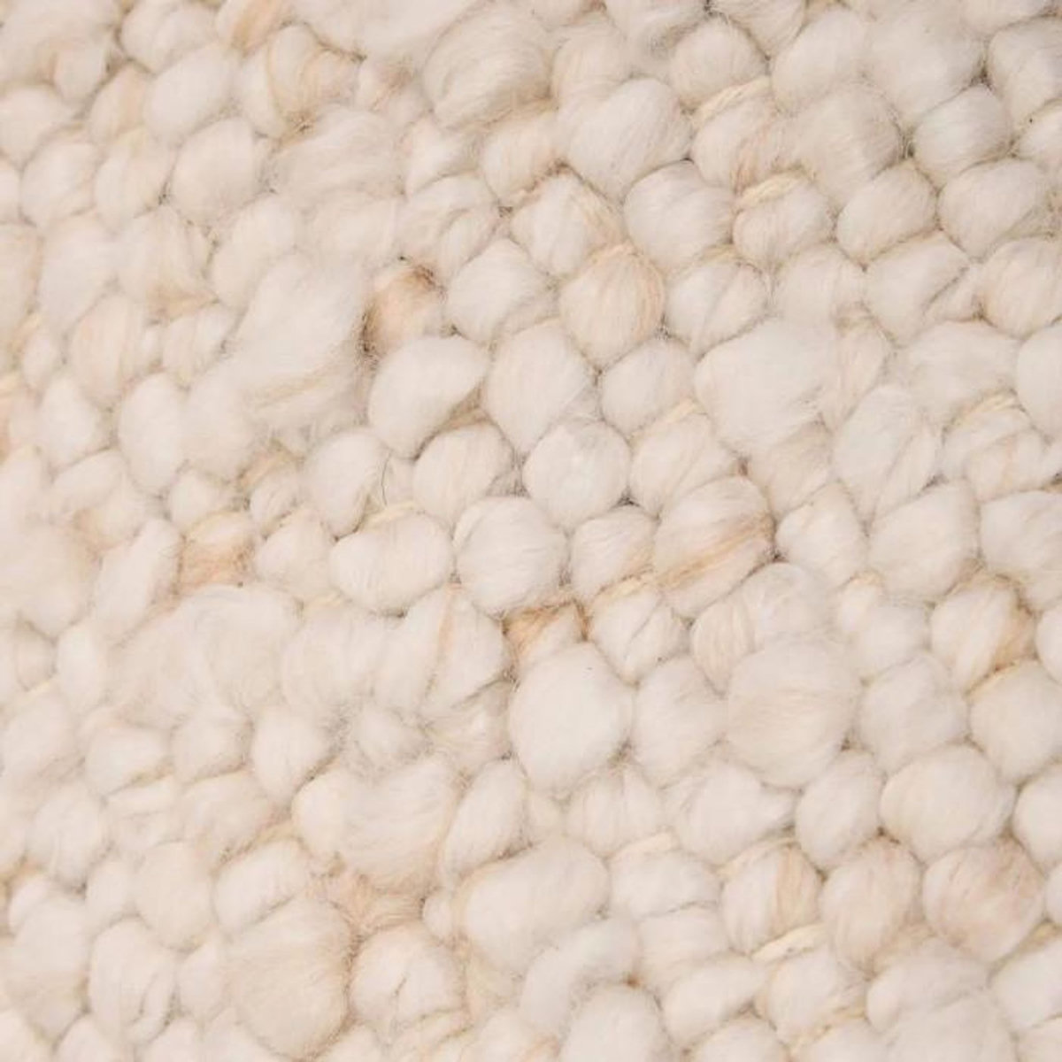 ATMOSPHERA Coussin Déco Effet Laine  Volna  30x50cm Ivoire