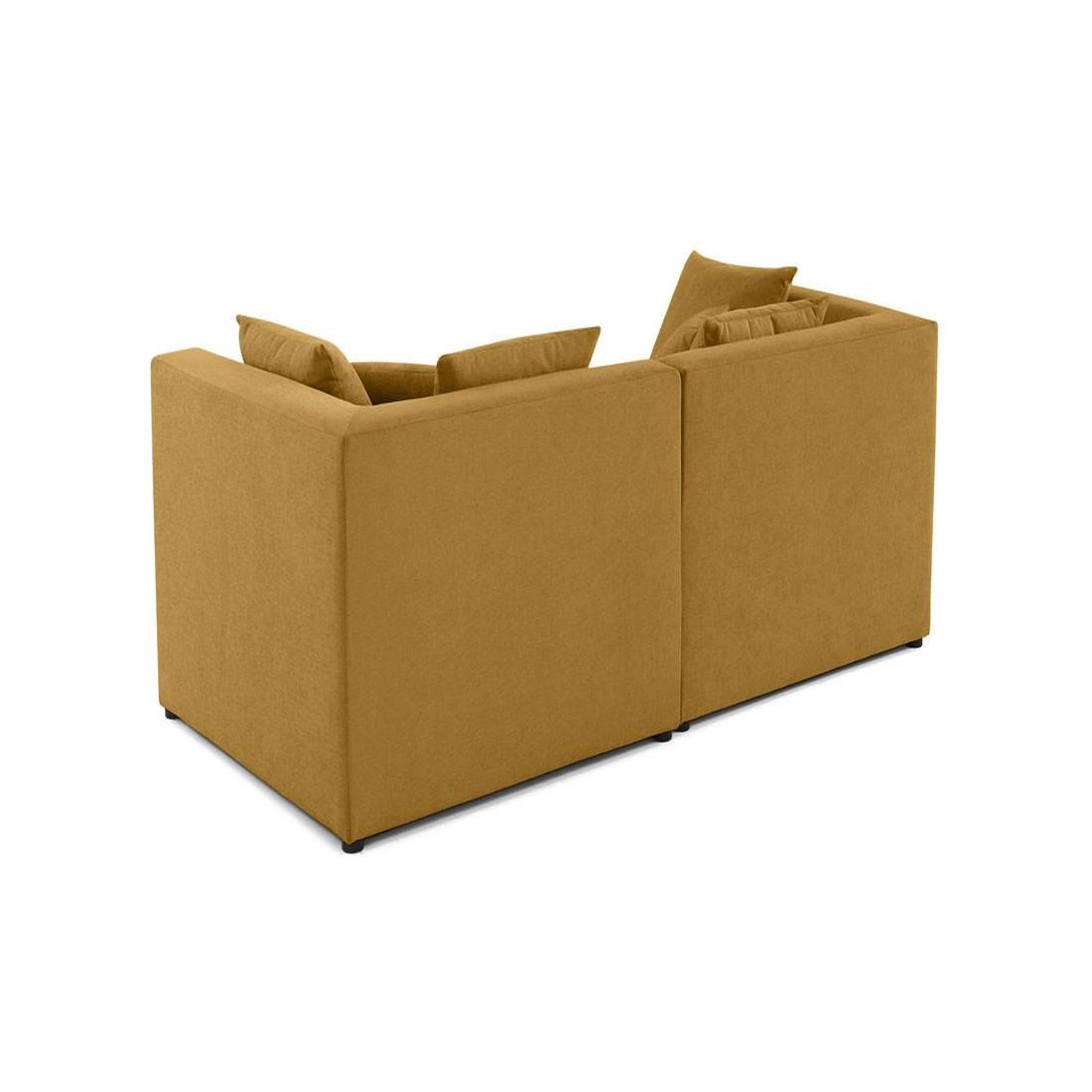 Voir la diapositive 4 : LISA DESIGN Amalfi - canapé modulable 2 places - en tissu