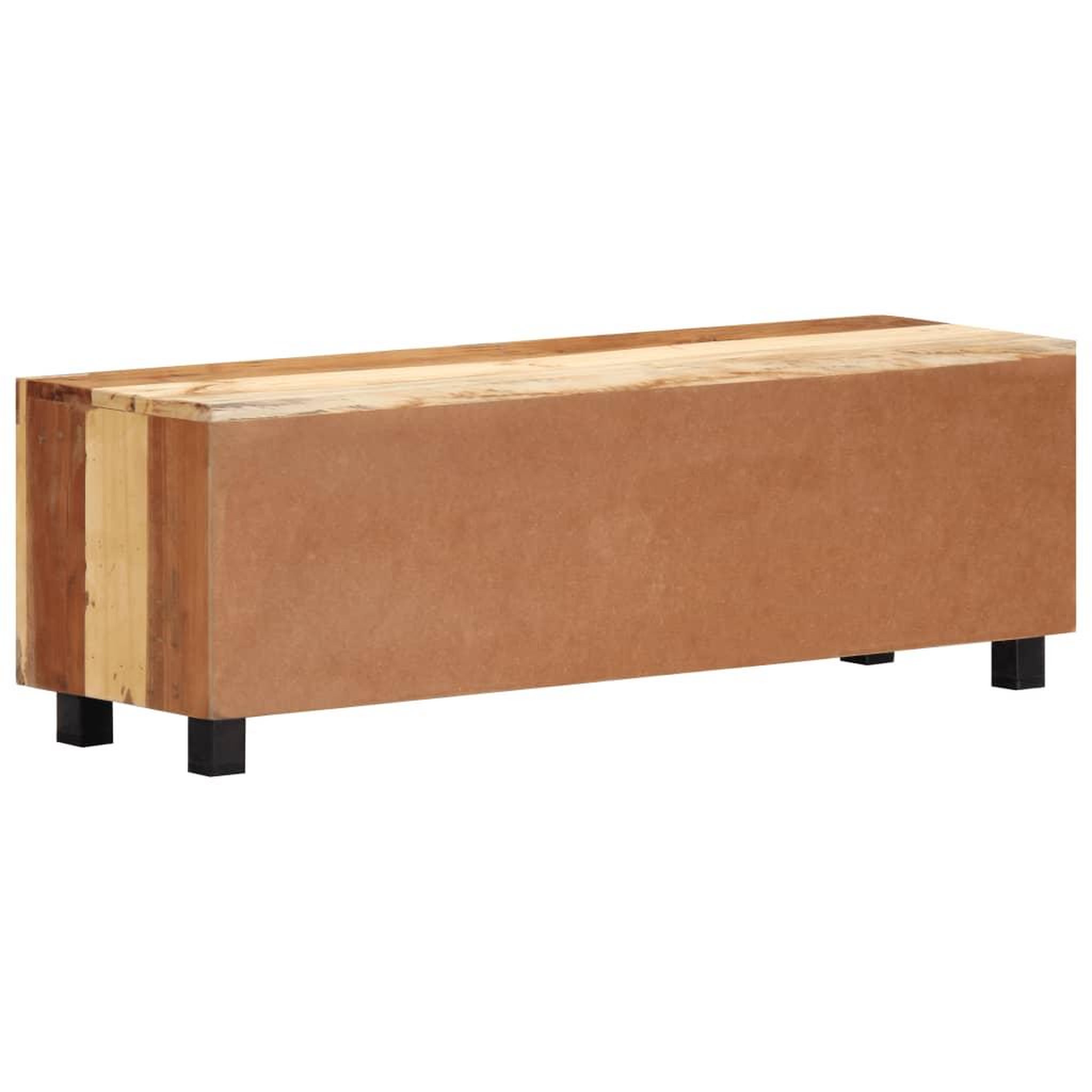 Voir la diapositive 3 : VIDAXL Meuble TV 100x30x33 cm Bois de recuperation massif