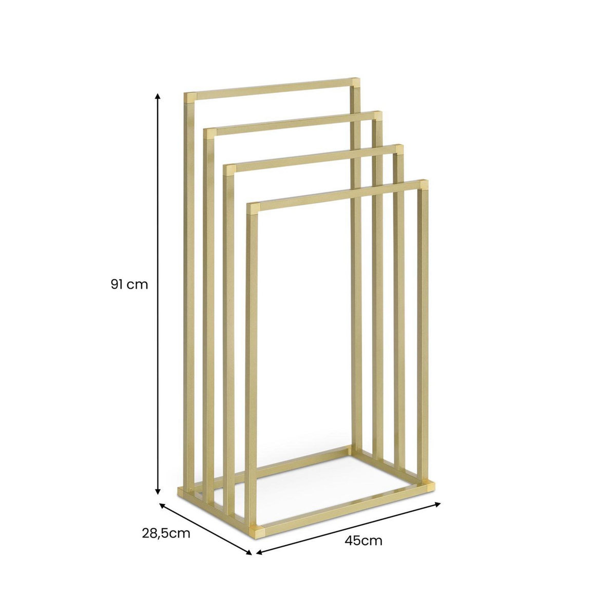 IDIMEX Porte-serviettes sur pied SENZA en métal