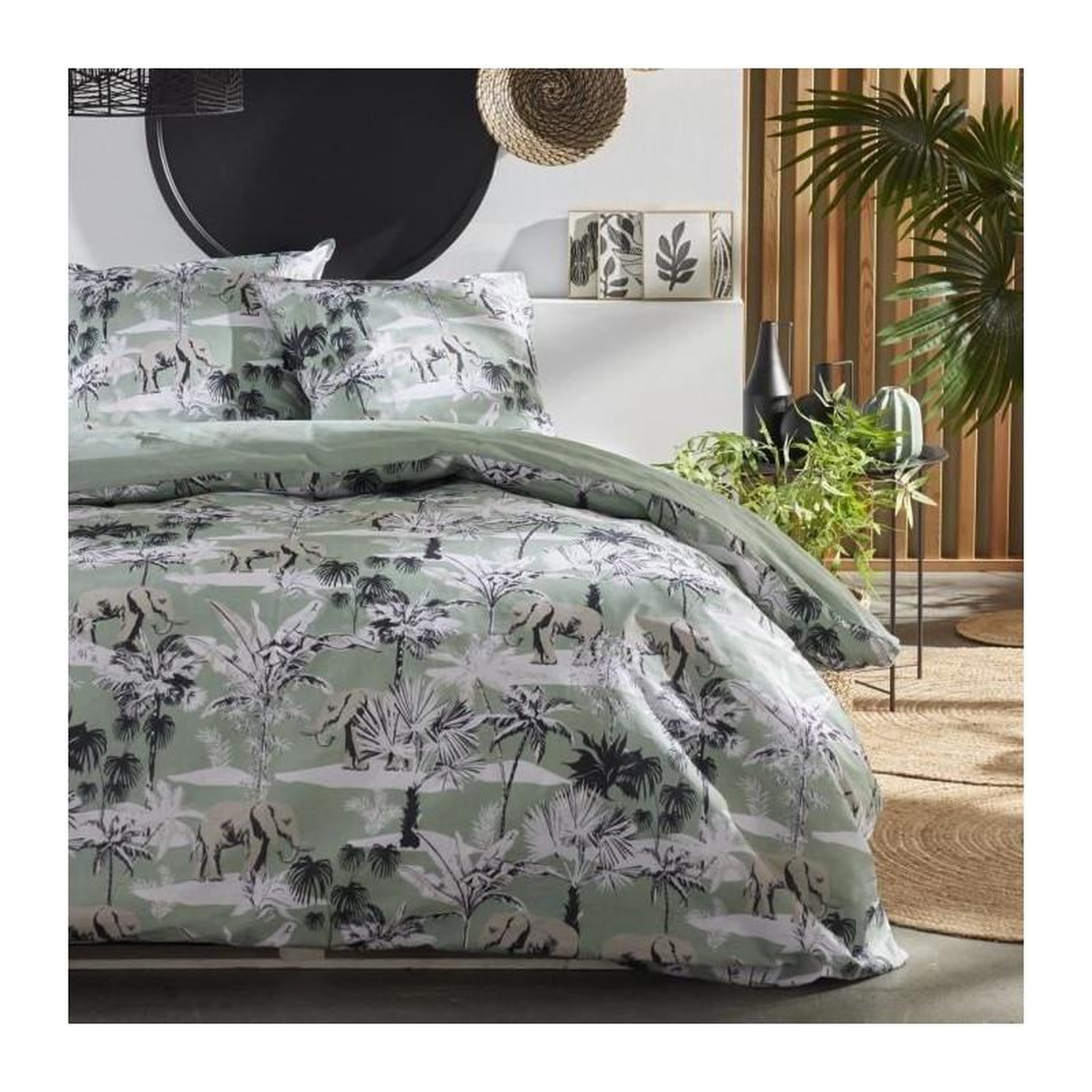 Today Parure de couette - TODAY - Sunshine 17.21 - 240x260cm - 2 personnes - Imprimée - Coton 57 fils