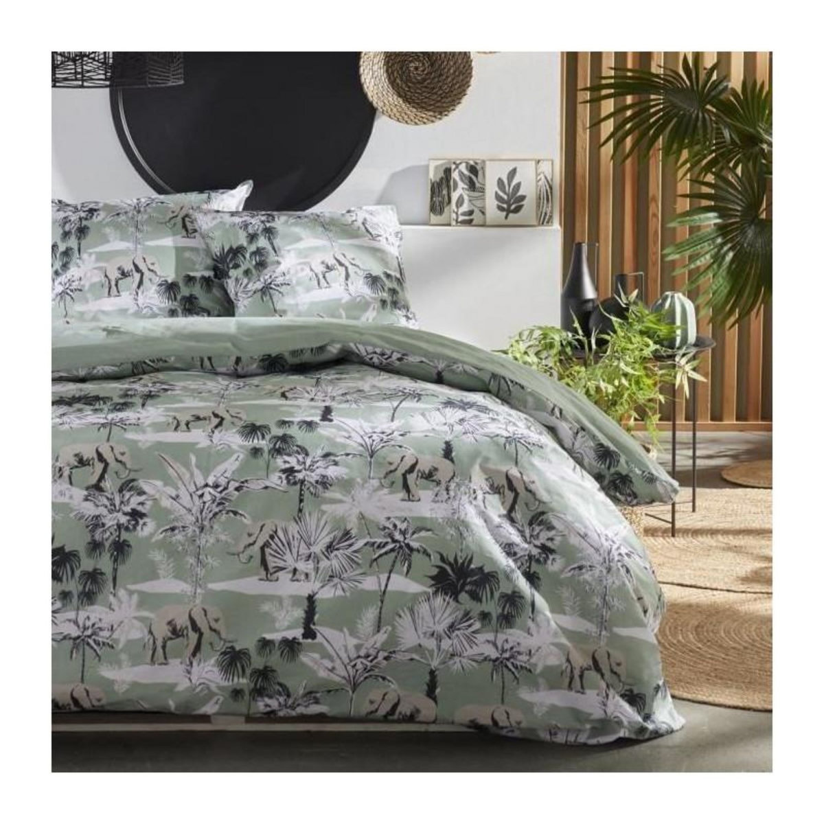 Today Parure de couette - TODAY - Sunshine 17.21 - 240x260cm - 2 personnes - Imprimée - Coton 57 fils