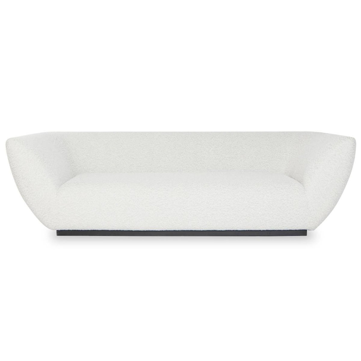 Paris Prix Canapé Bouclette 3 Places  Estelle  240cm Crème