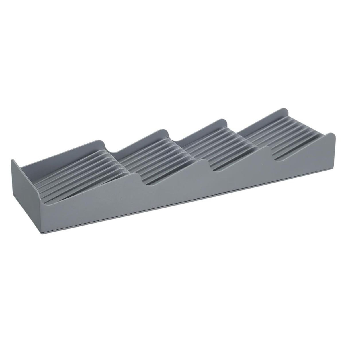 Paris Prix Range-Couverts 4 Compartiments  Tiroir  39cm Gris