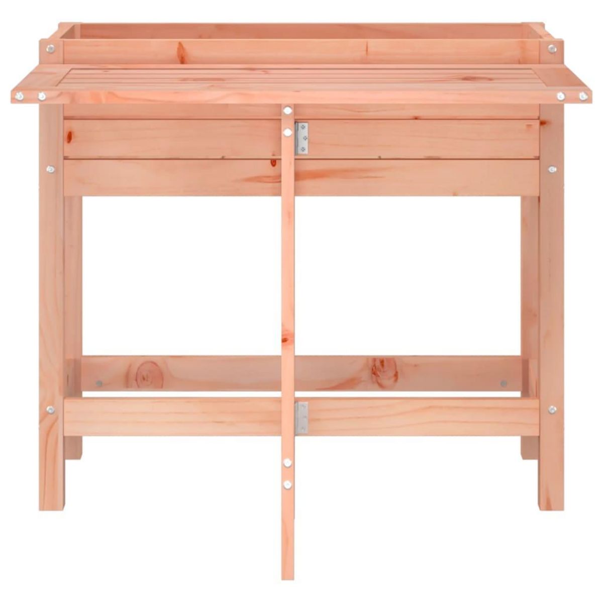 VIDAXL Jardiniere avec dessus de table pliable bois de Douglas massif