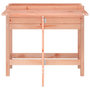 Voir la diapositive 4 : VIDAXL Jardiniere avec dessus de table pliable bois de Douglas massif