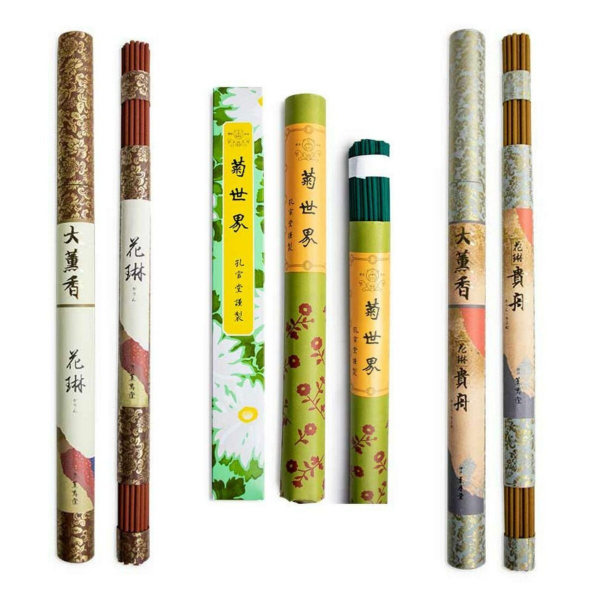Les Encens du monde Coffret Encens du Japon - les boisés - 105 bâtonnets