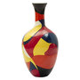 Voir la diapositive 1 : Paris Prix Vase Déco en Résine  Rubic  59cm Multicolore