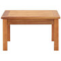 Voir la diapositive 2 : VIDAXL Table basse de jardin 60x60x36 cm Bois solide d'acacia