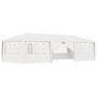 Voir la diapositive 2 : VIDAXL Tente de reception avec parois laterales 4x9 m Blanc 90 g/m^2