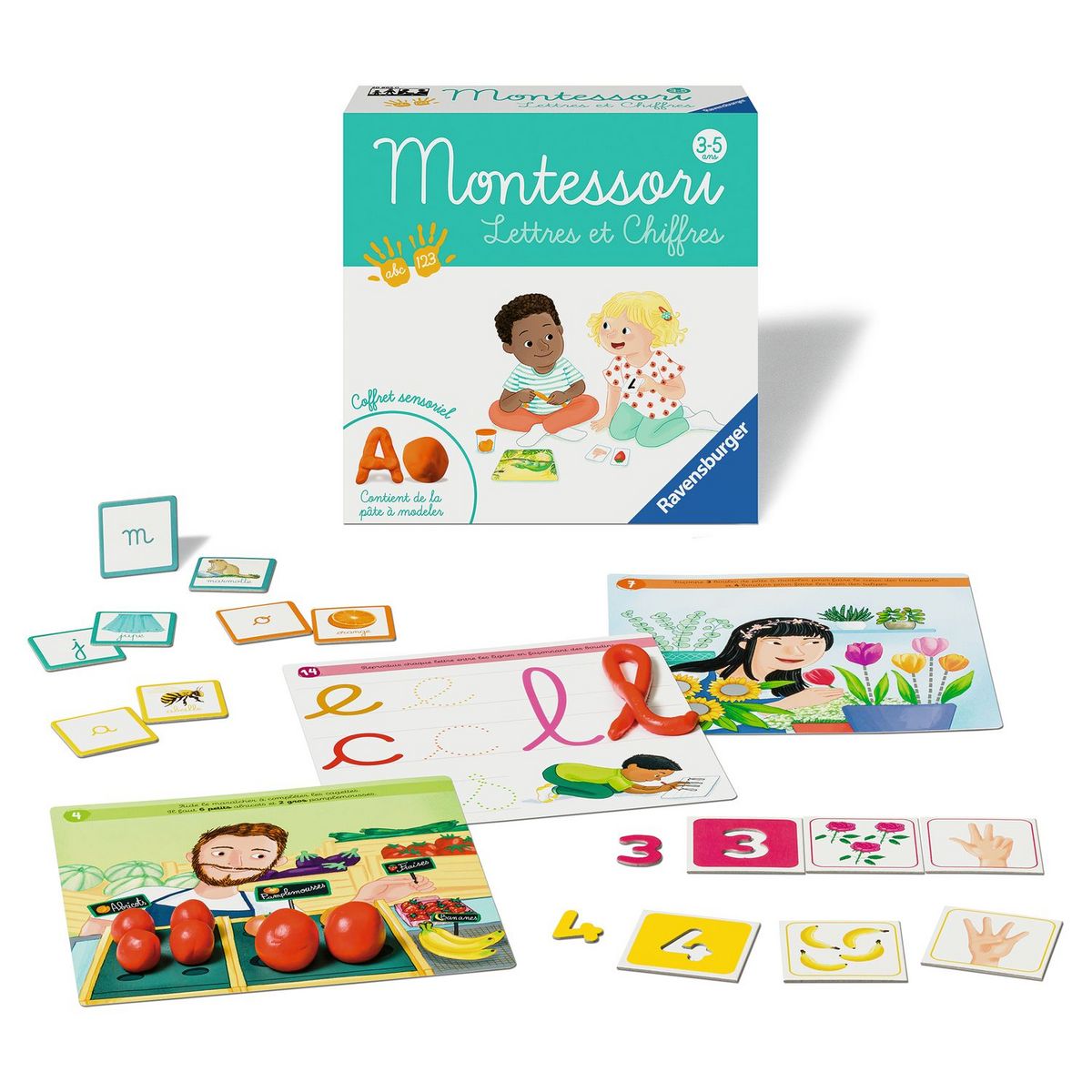 RAVENSBURGER Montessori Lettres et Chiffres